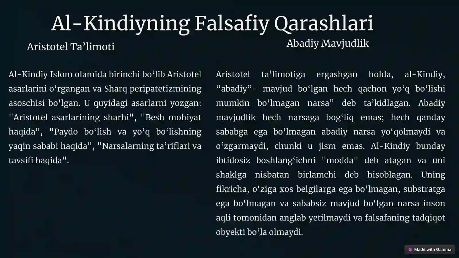 Al-Kindiy: Arab Faylasufi, Matematik va Musiqa Nazariyotchisi 3