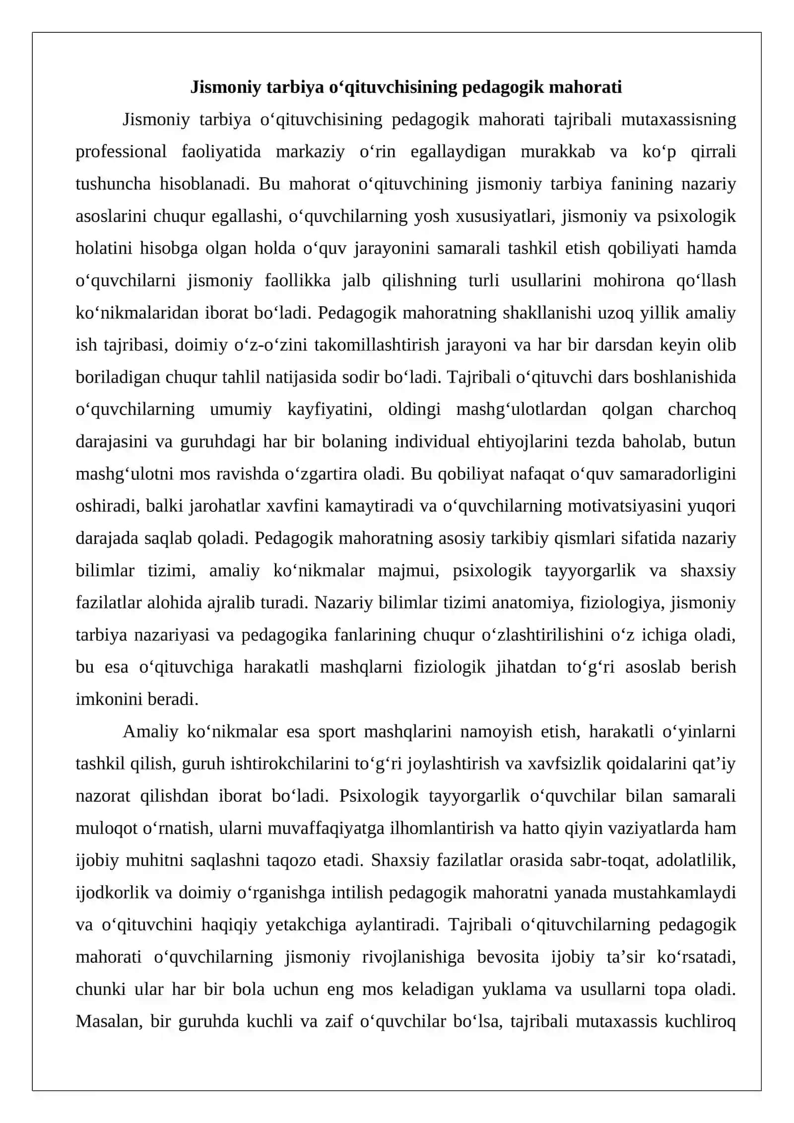 Tajribali o‘qituvchilar metodik tajribasi 3