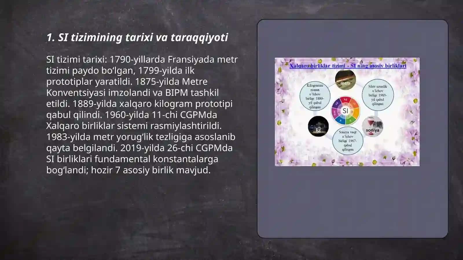 Xalqaro birliklar sistemasi 3