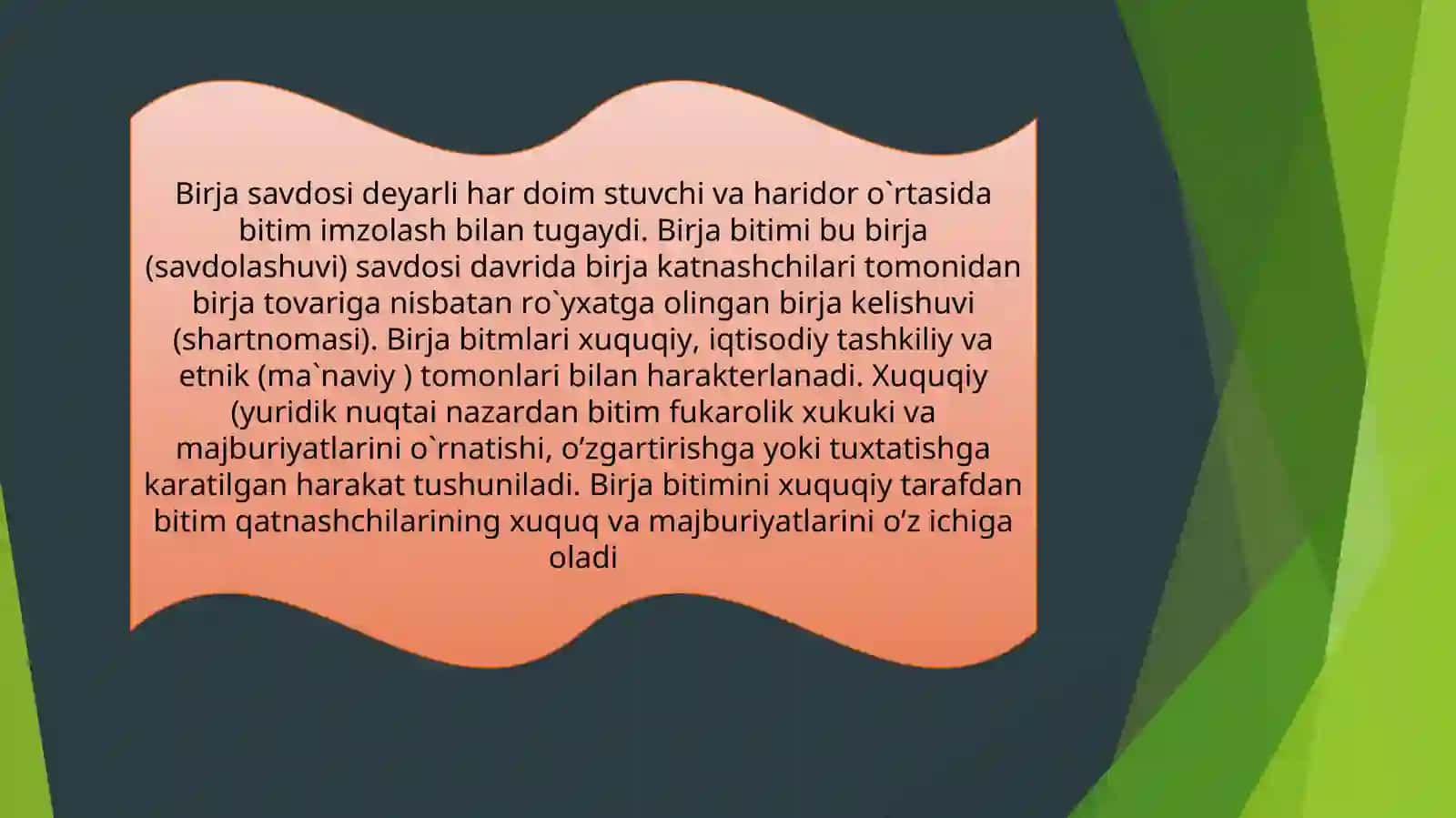 Birja bitimlari va brоkerlik faоliyati 3