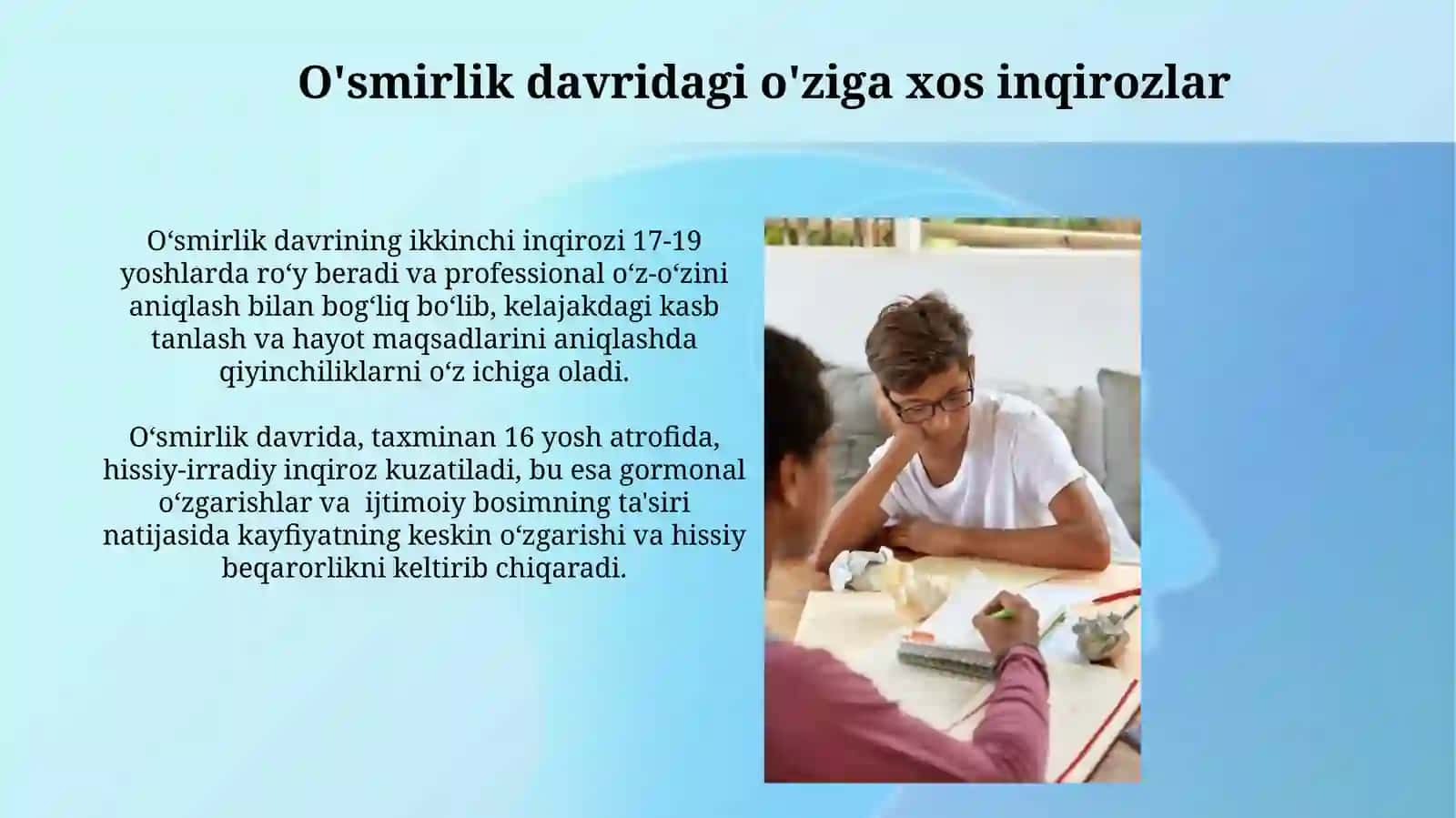 O‘smirlarni psixologik - pedagogik o‘rganishning o‘ziga xos xususiyatlari 3
