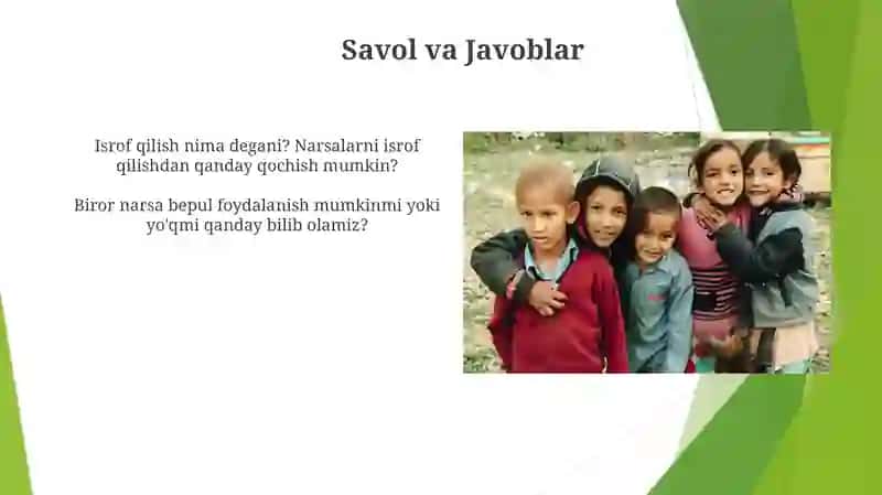 Maktabgacha yoshdagi bolalarga halol, harom, tekin, isrof tushunchalari haqida bilim berish 3
