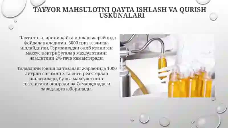 Hoʻl usulda kimyoviy tola olish texnologiyasi va jihozlari 3