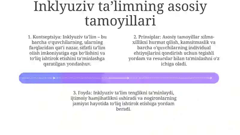 Alohida Yordamga Muhtoj Shaxslarrni Inklyuziv Ta'Lim Konsepsiyasining Mohiyati VaAsosiyQoidalari 3
