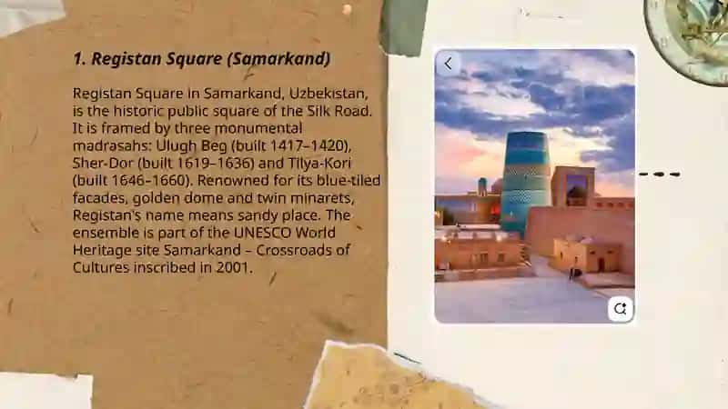 Sightseeing of Uzbekistan 3