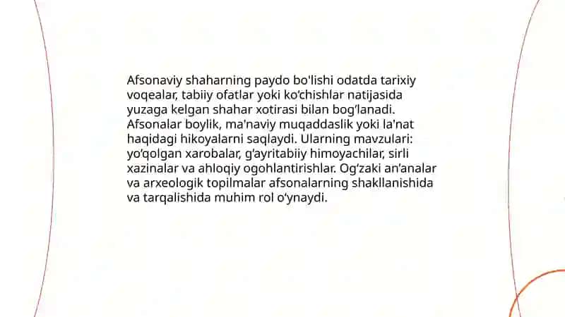 Afsonaviy shahar 3