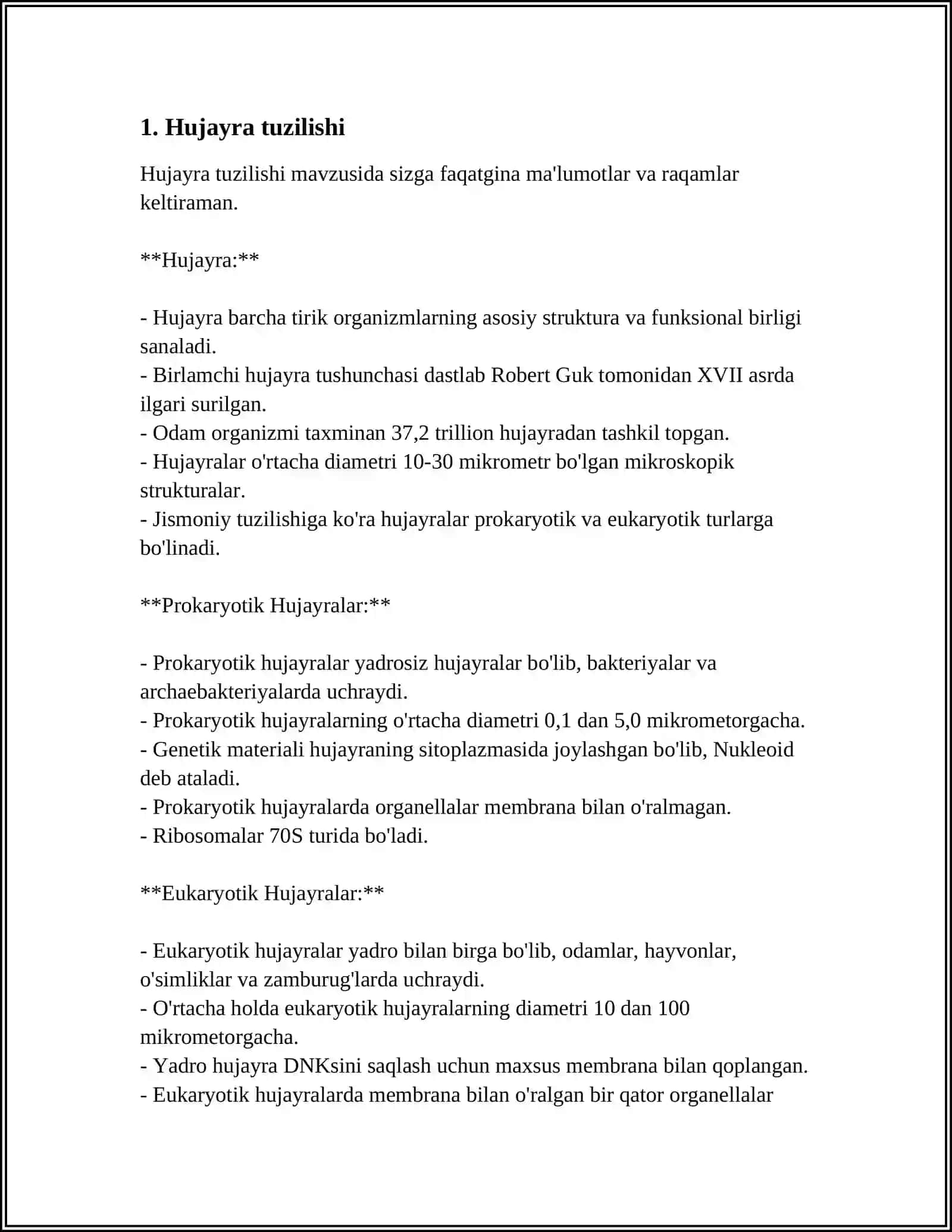 9- SINF SITOLOGIYA MAVZUSI BO'YICHA MUSTAQIL ISH 3