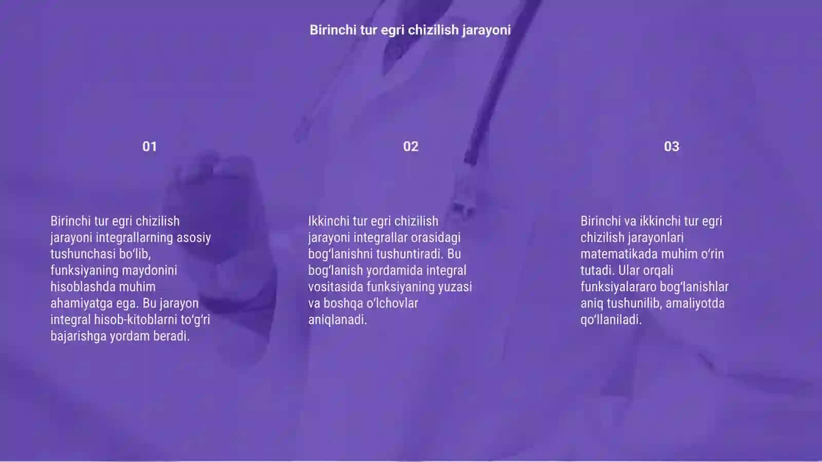 Birinchi va ikkinchi tur egri chiziladi integrallar orasidagi bog'lanish 3
