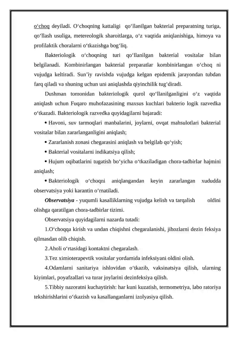 Bakteriologik qurol indikasiyasi 3