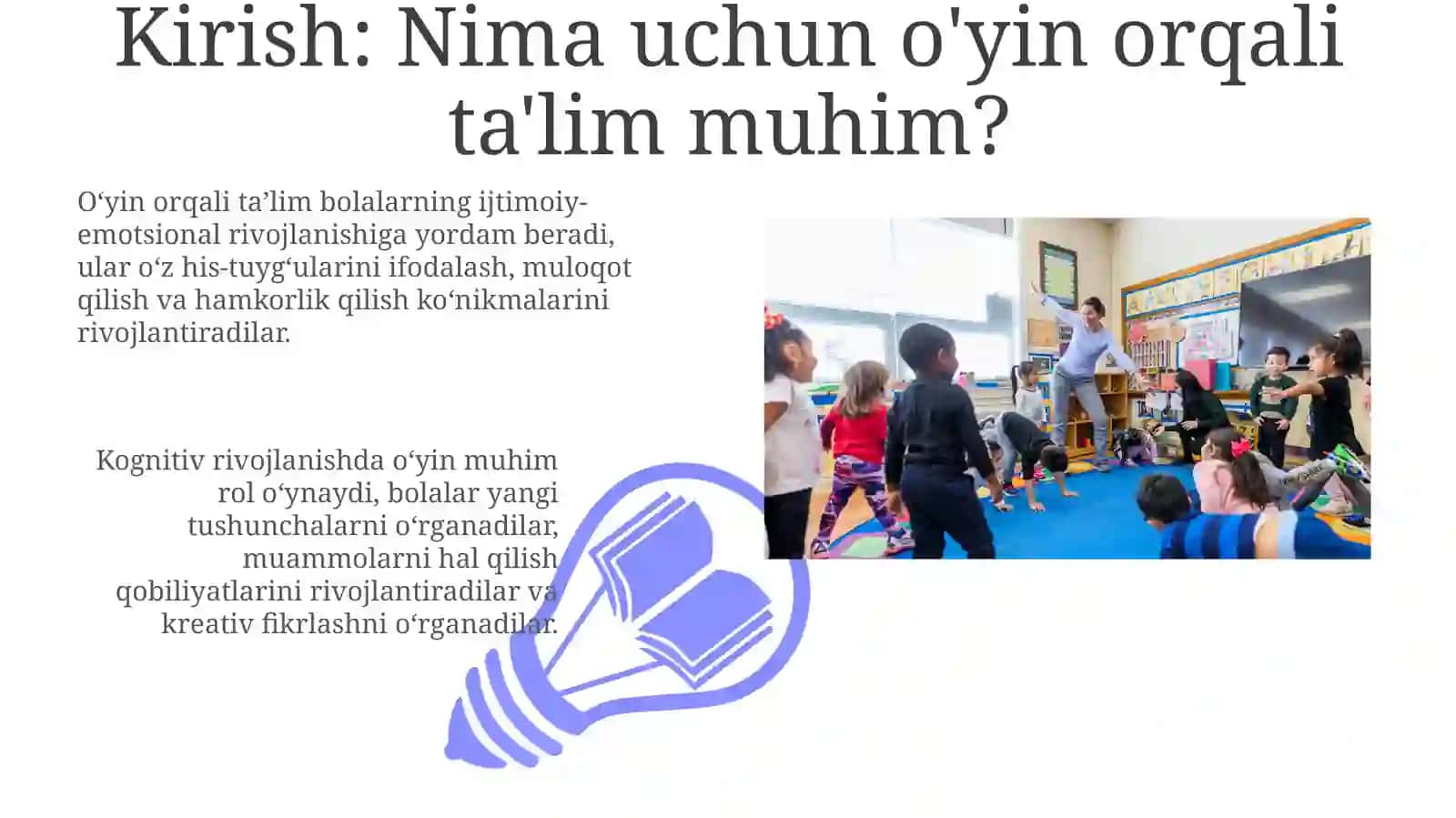 O'yin orqali ta'lim beruvchi eng yaxshi tarbiyachining roli 3