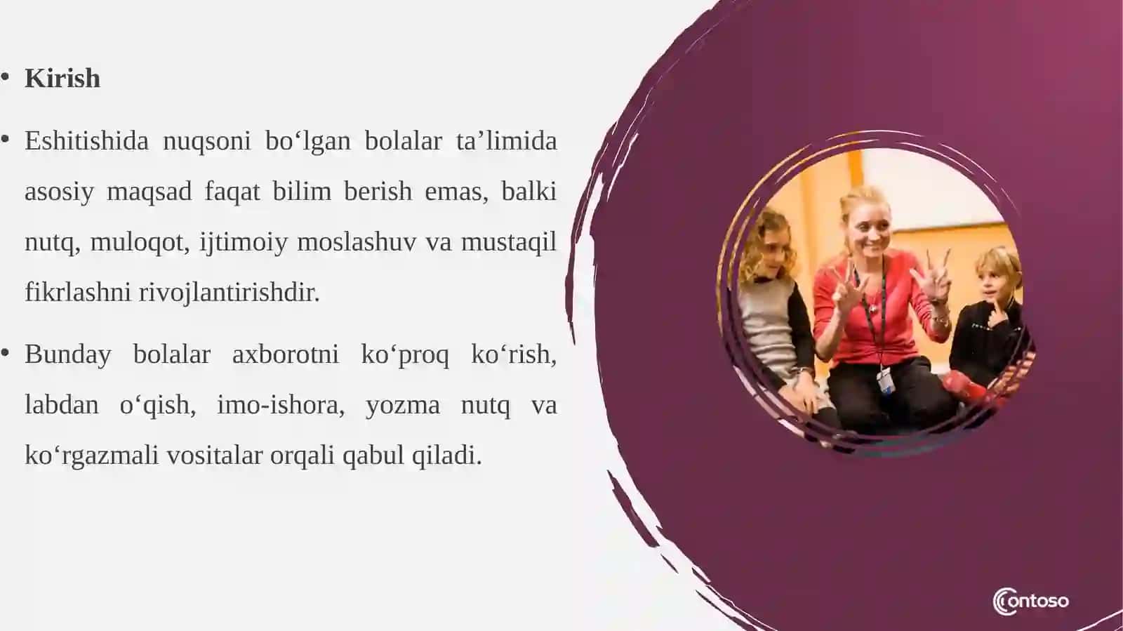 Eshitishida nuqsoni bo‘lgan bolalar maktabida taʼlim jarayonlarining o‘ziga xos xusu 3