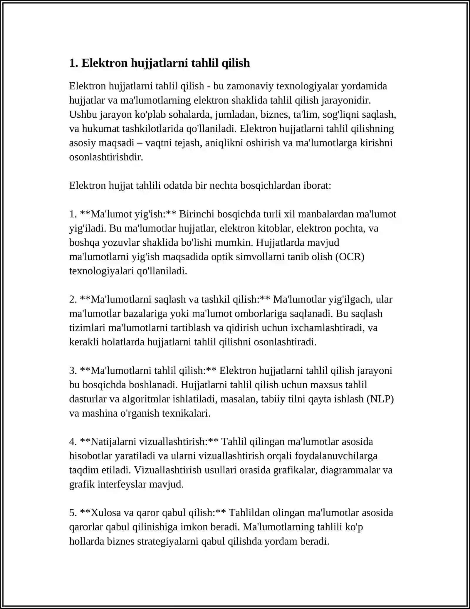 Elektron hujjatlarni tahlil qilish 3