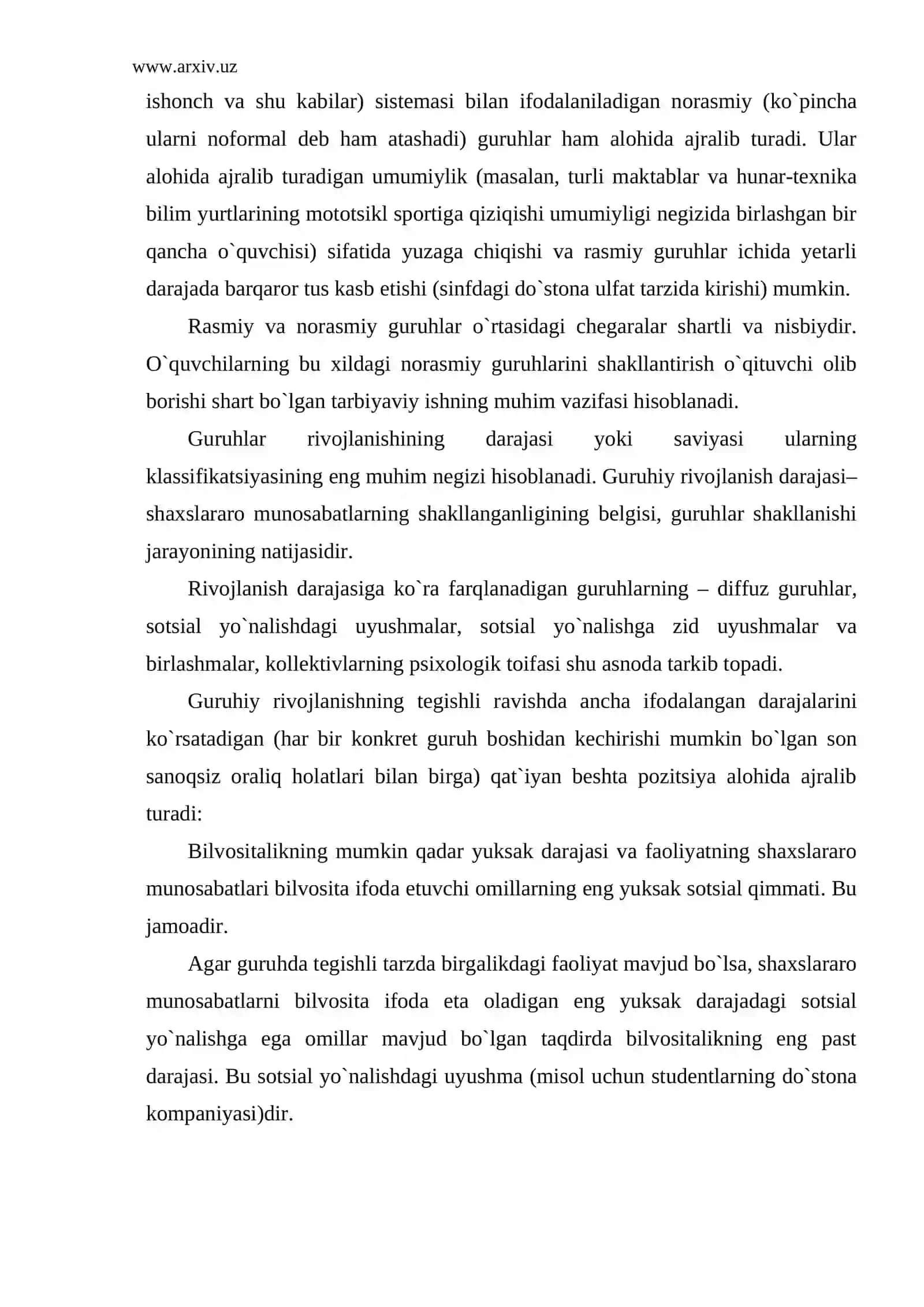 Guruh haqida tushuncha 3