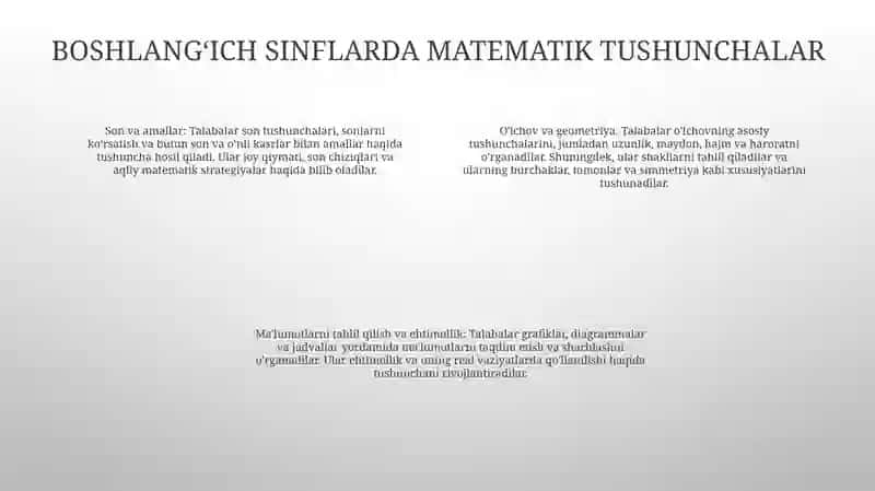 BoshlangʻIch Sinflarda Matematika Kursining Mazmuni Va Tuzilishi 3
