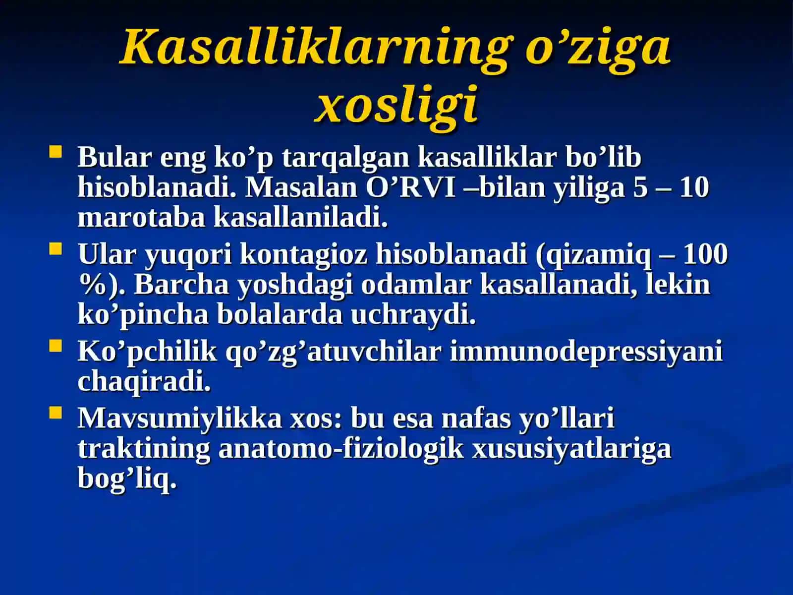 Havo - tomchi yuqumli kasallik qoʼzgʼatuvchilari. Boʼgʼma, sil 3