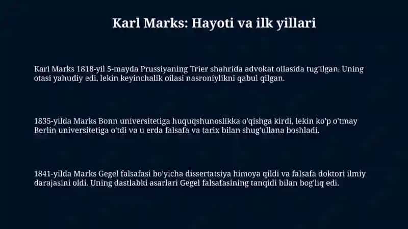 Karl Maks va uning asari 3