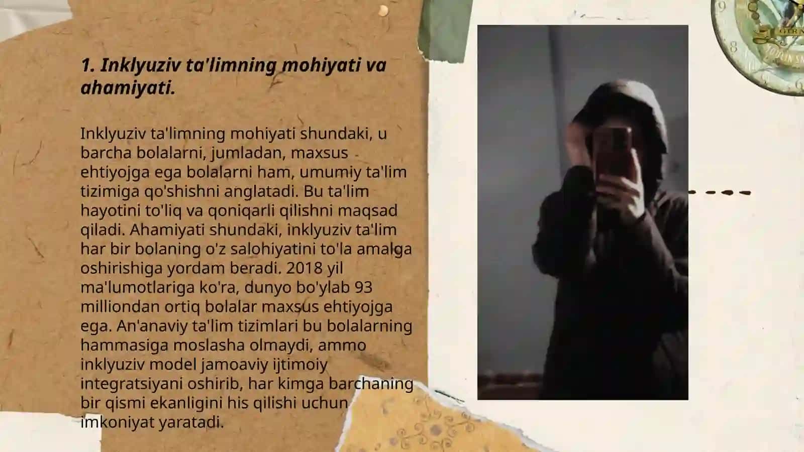 Umum taʼlim tashkilotlarida alohida taʼlim ehtiyojlariga ega bolalari uchun inklyuziv taʼlimni amalga oshirish istiqbollari 3