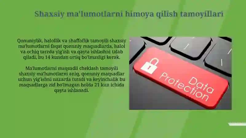 Xodimning shaxsga doir ma’lumotlarini himoya qilish 3