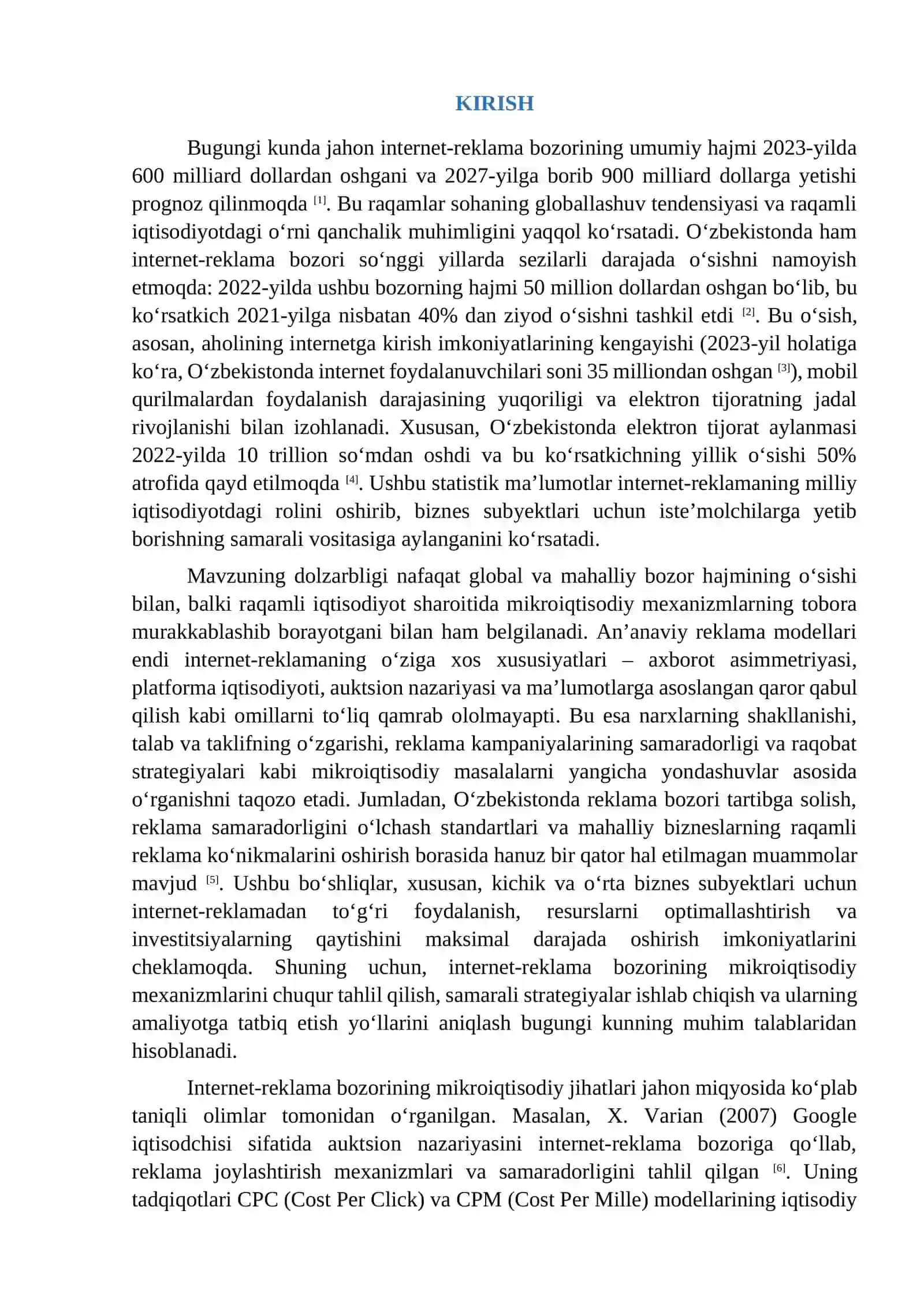 Kurs ishi "MIKROIQTISODIYOT" fanidan 3