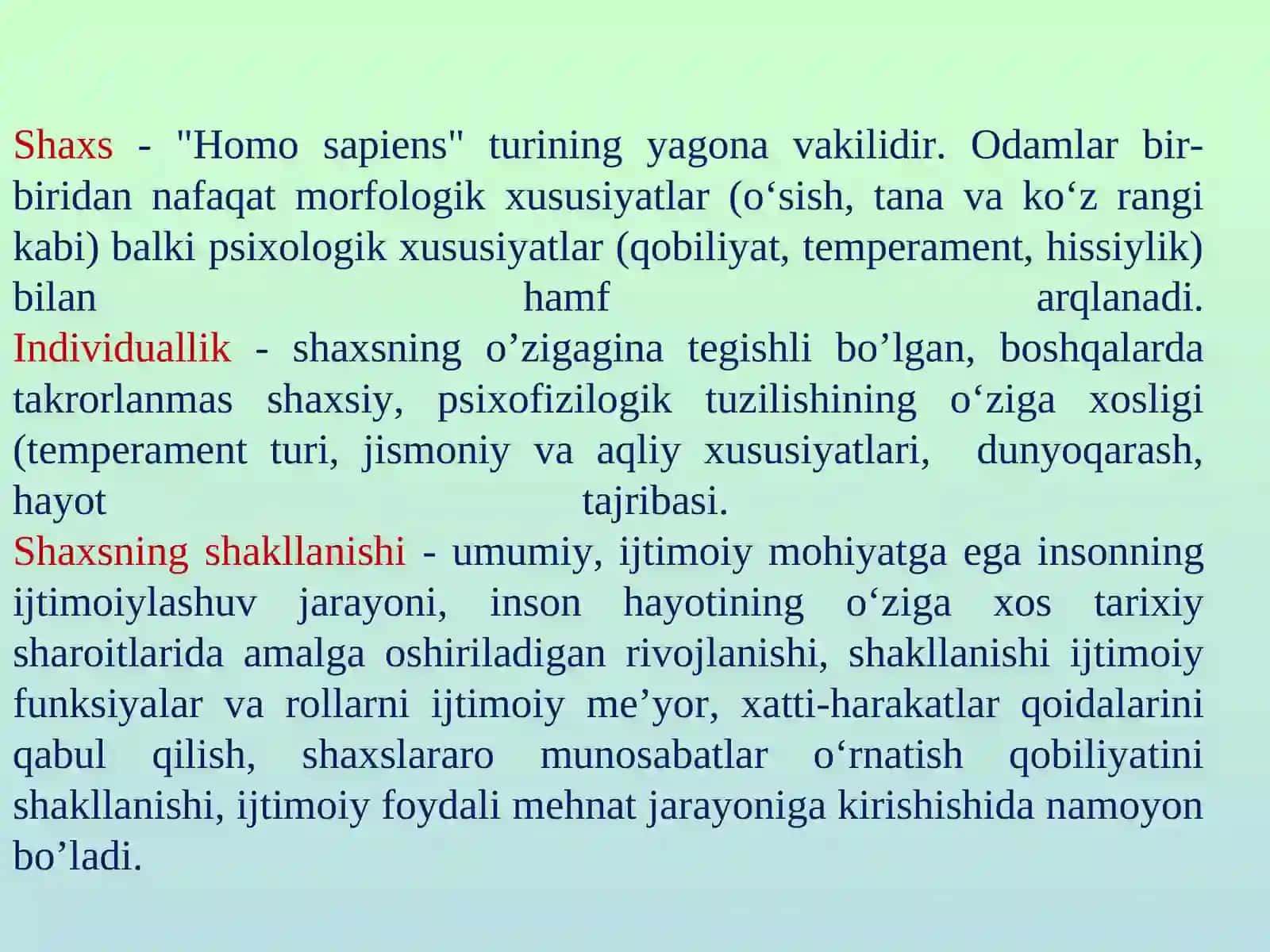 SHAXS IJTIMOIYLASHUVI VA IJTIMOIY XULQ-ATVOR 3