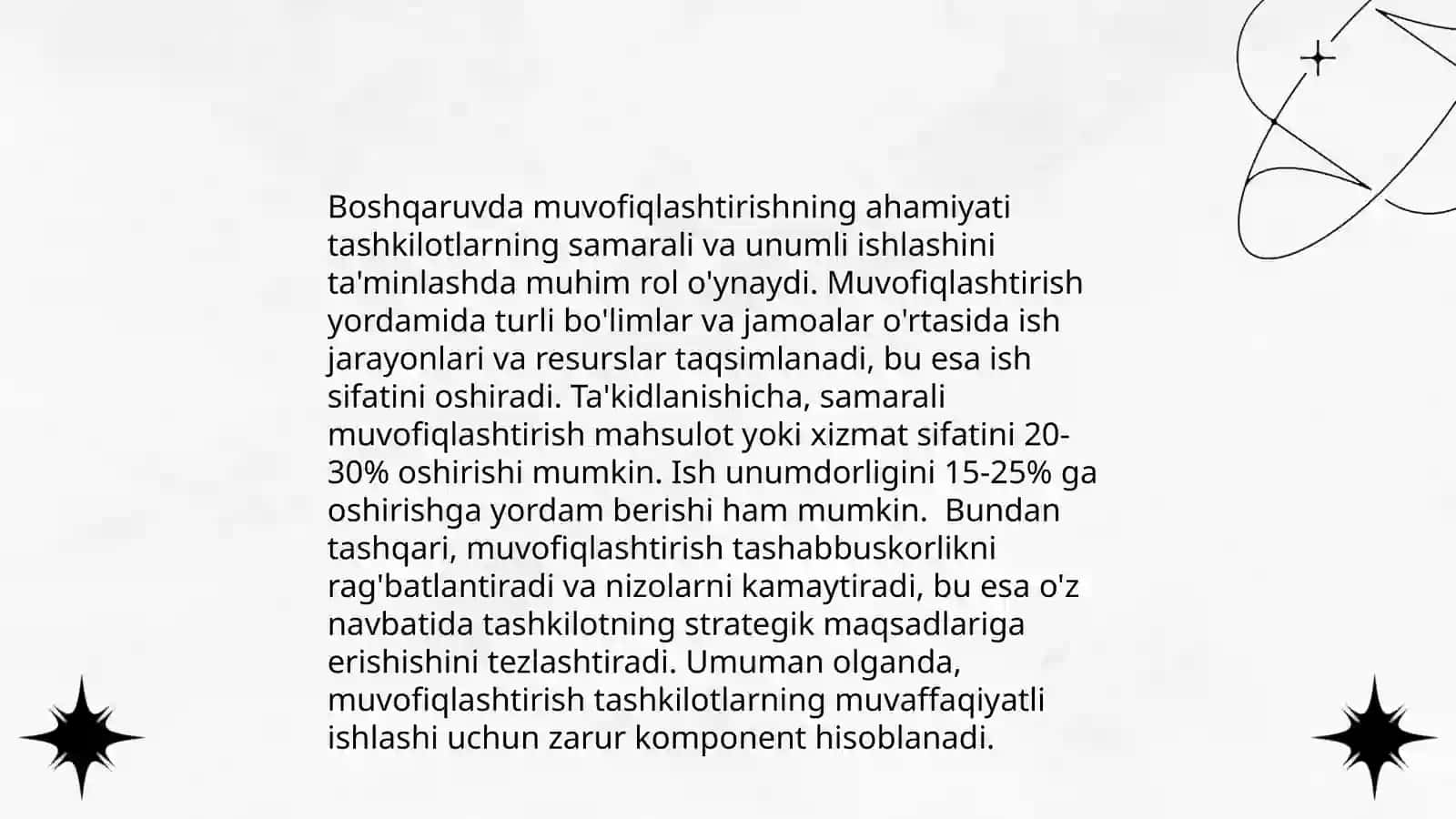 Boshqaruvda muvofiqlashtirish va nazorat 3