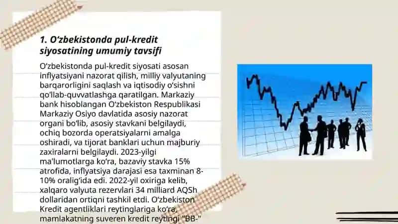 Oʻzbekistonda pul-kredit siyosatining umumiy tavsifi 3