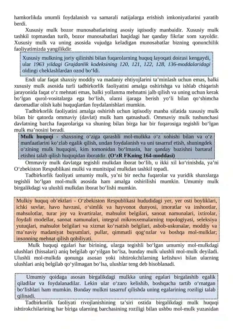 Tadbirkorlik faoliyatining iqtisodiyotdagi o‘rni 3