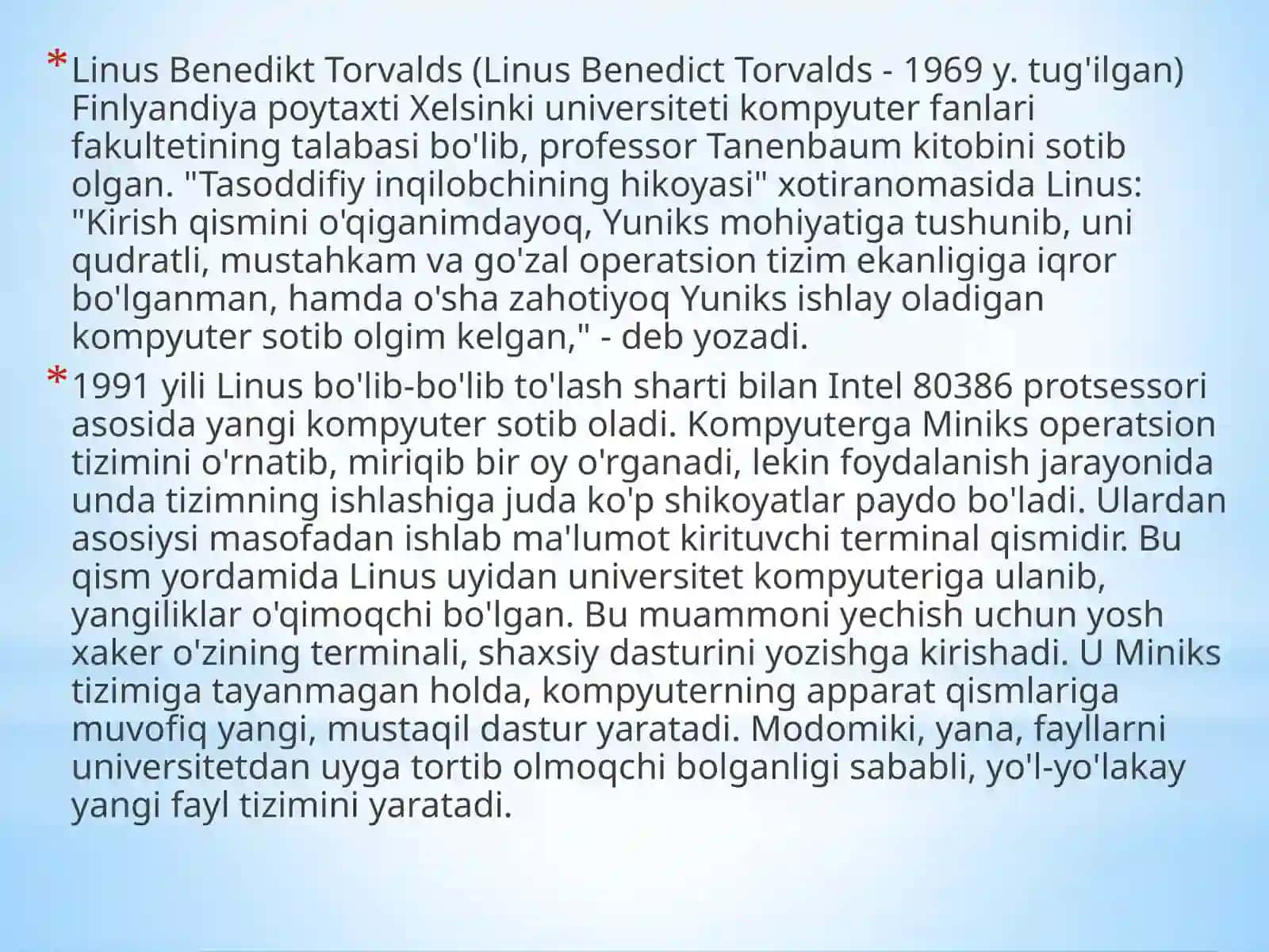 Linux operatsion tizimi uchun ofis dasturlari 3