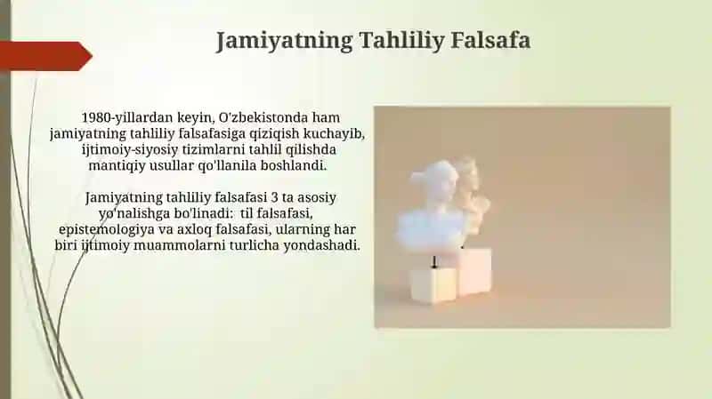 Jamiyat Falsafasi Tahlili 3