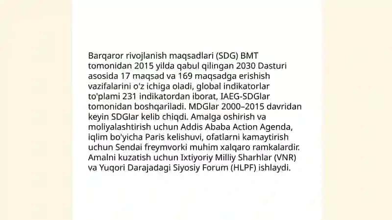 Global jarayonlar va barqaror taraqqiyot falsafasi 3