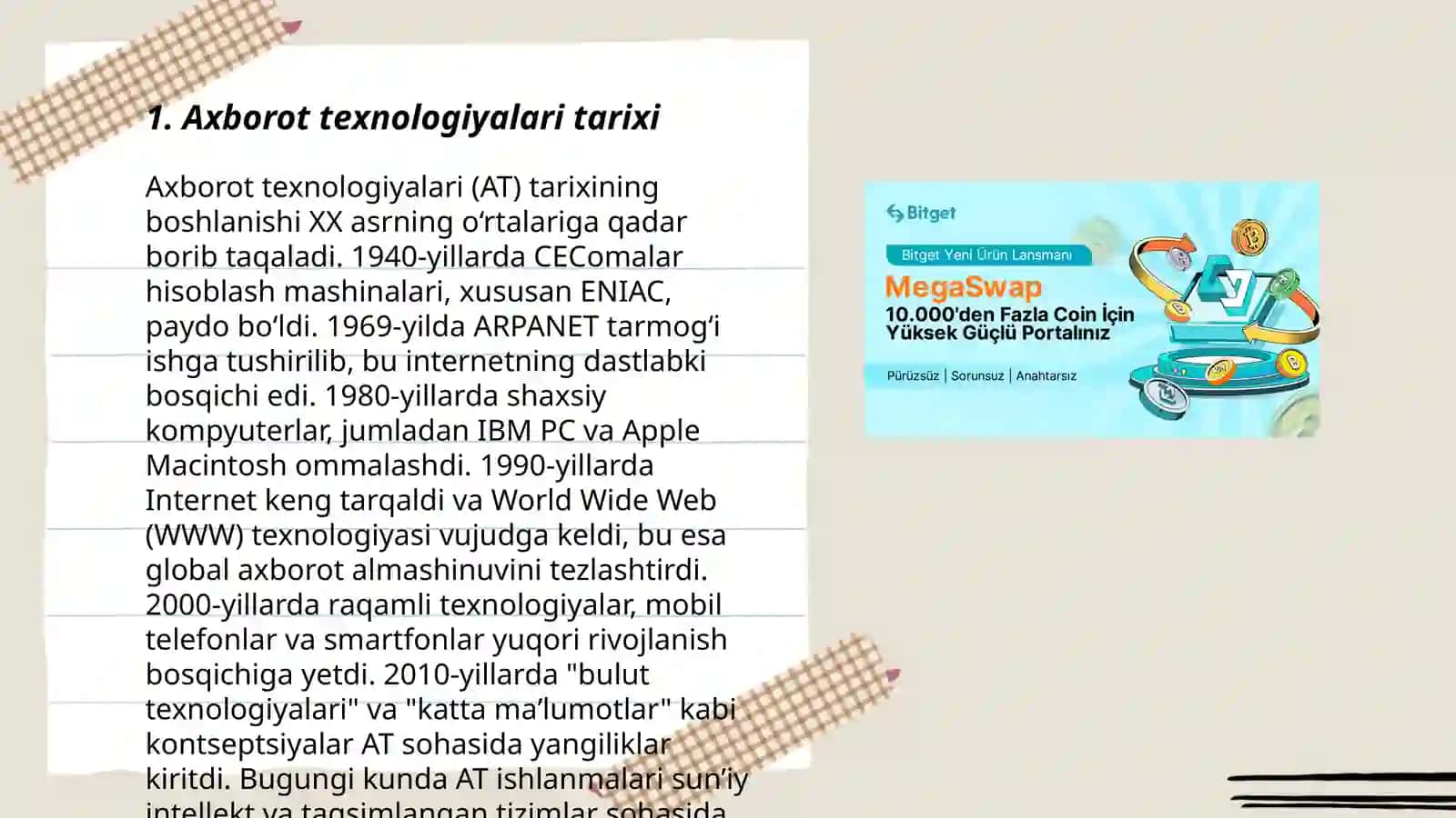Axborot texnologiyalari tarixi 3