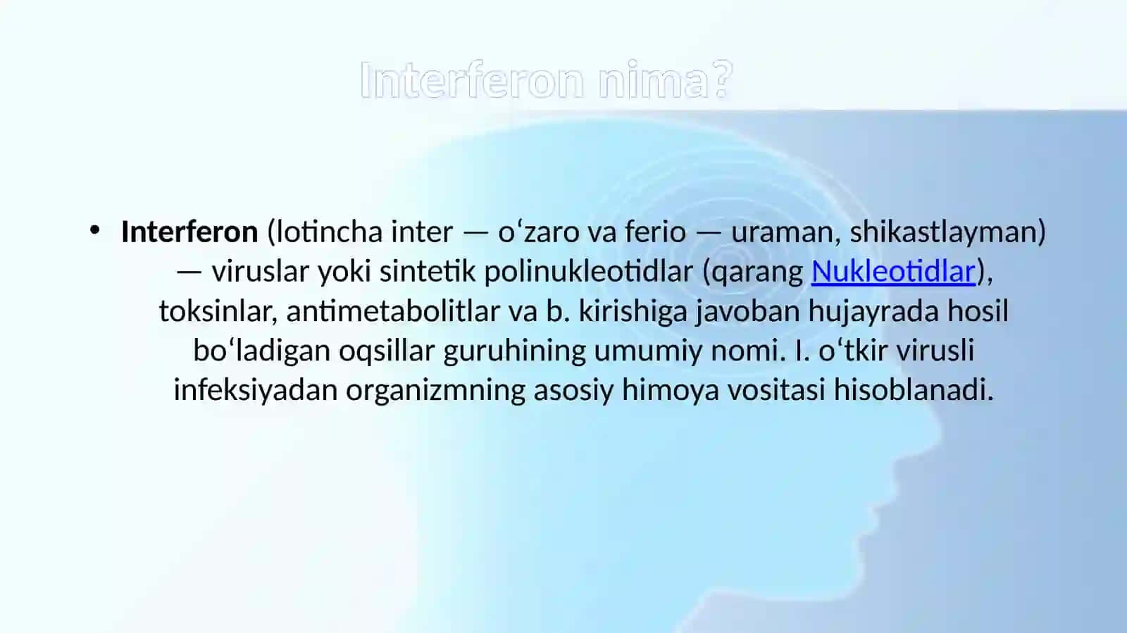 Interferon, Sitokenlar, 3