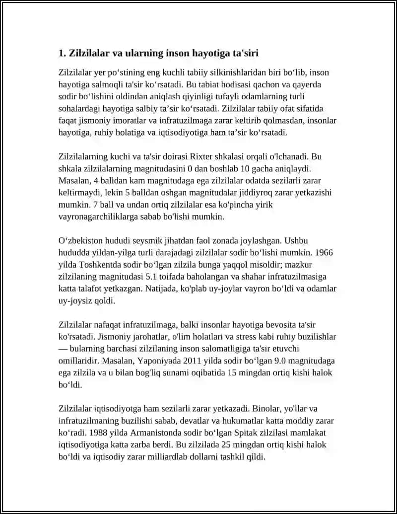 TABIIY XAVF-XATARLAR VA ULARNING INSON XAYOTIGA TA'SIRI 3