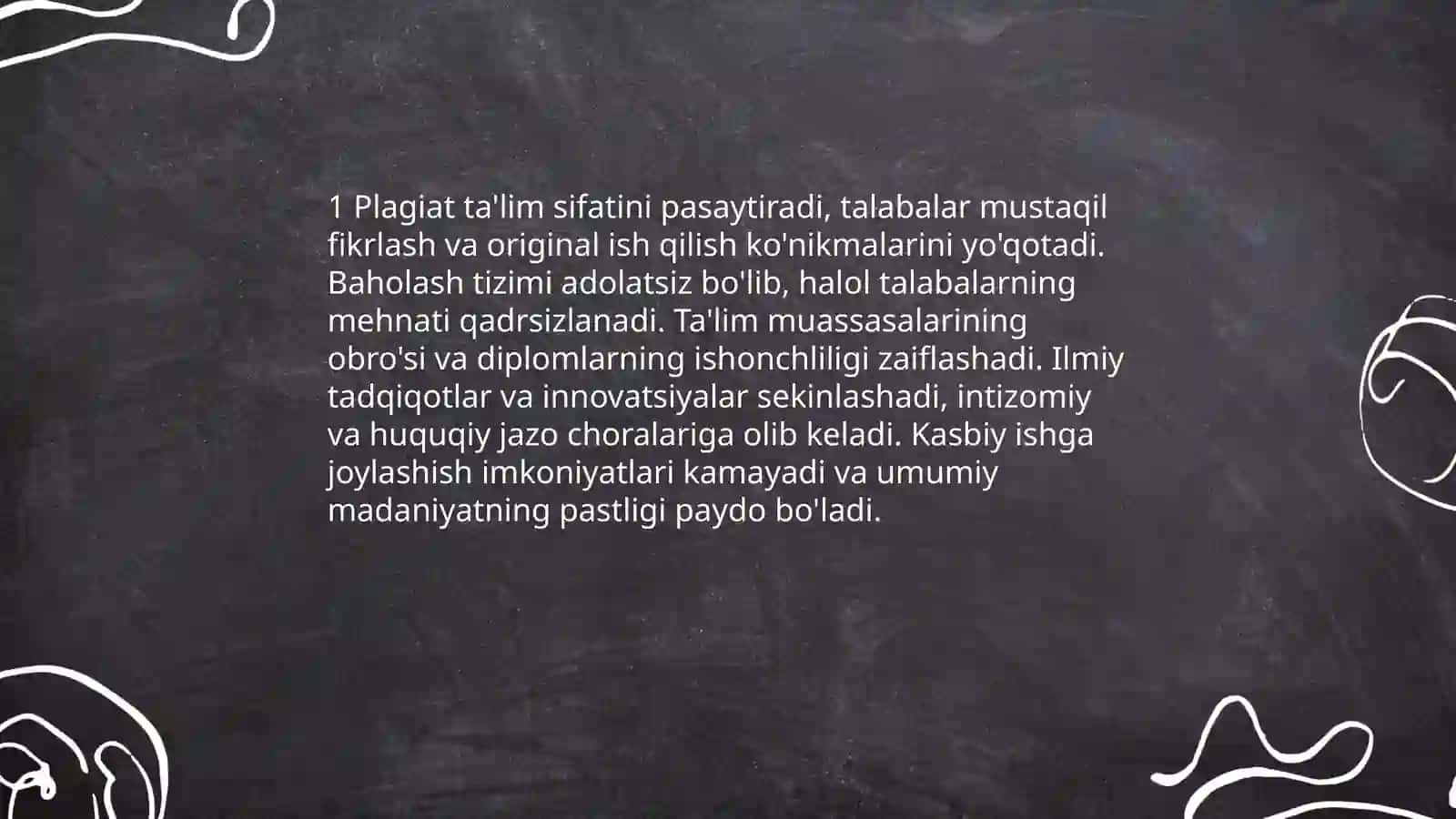 Plagiat va uning salbiy oqibatlari 3