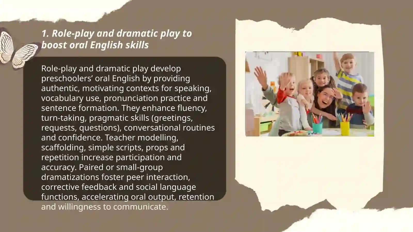 The importance of creative Tasks in the Learning of English by preschool children 3