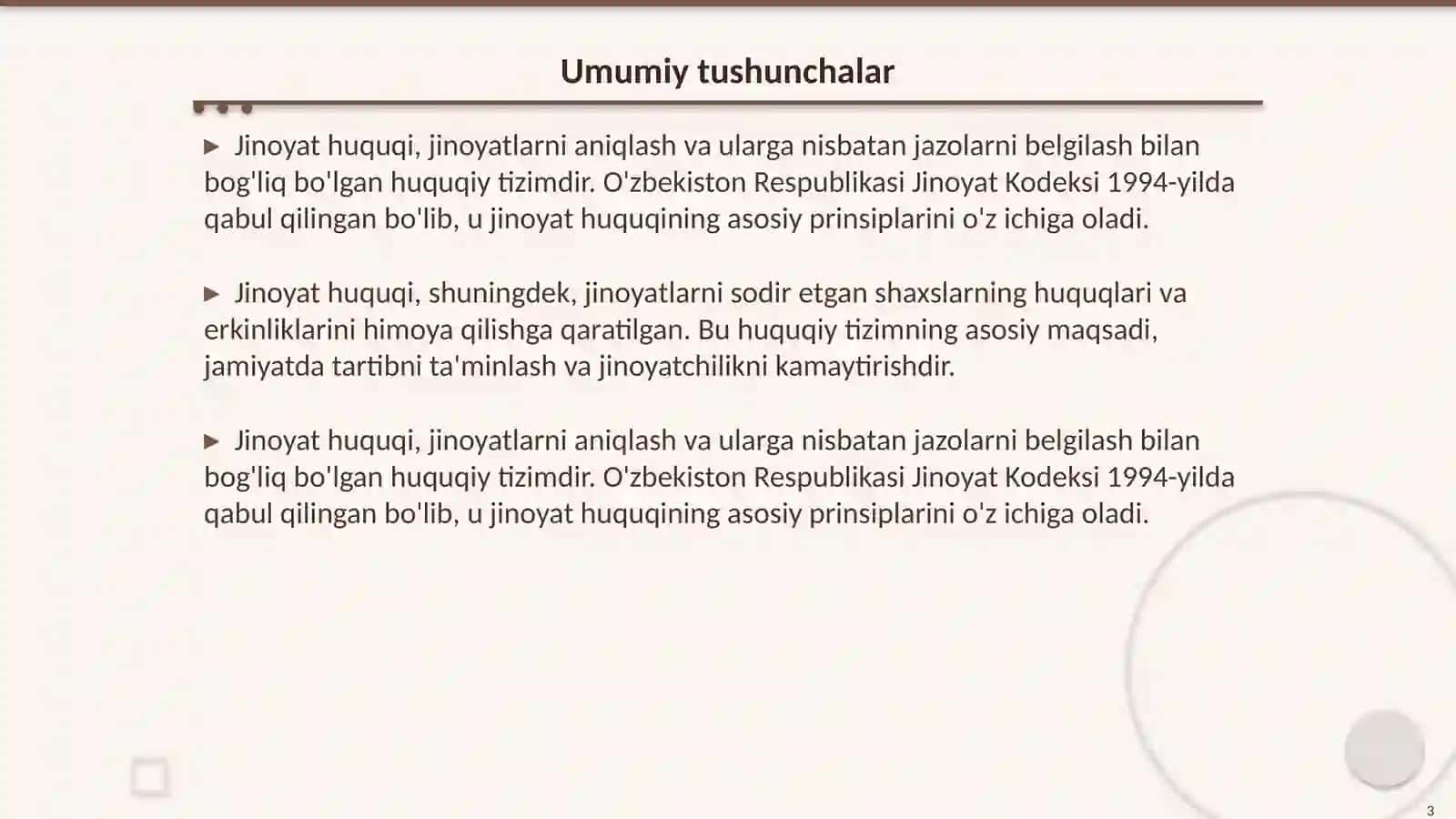 Jinoyat huquqining prinsiplari 3