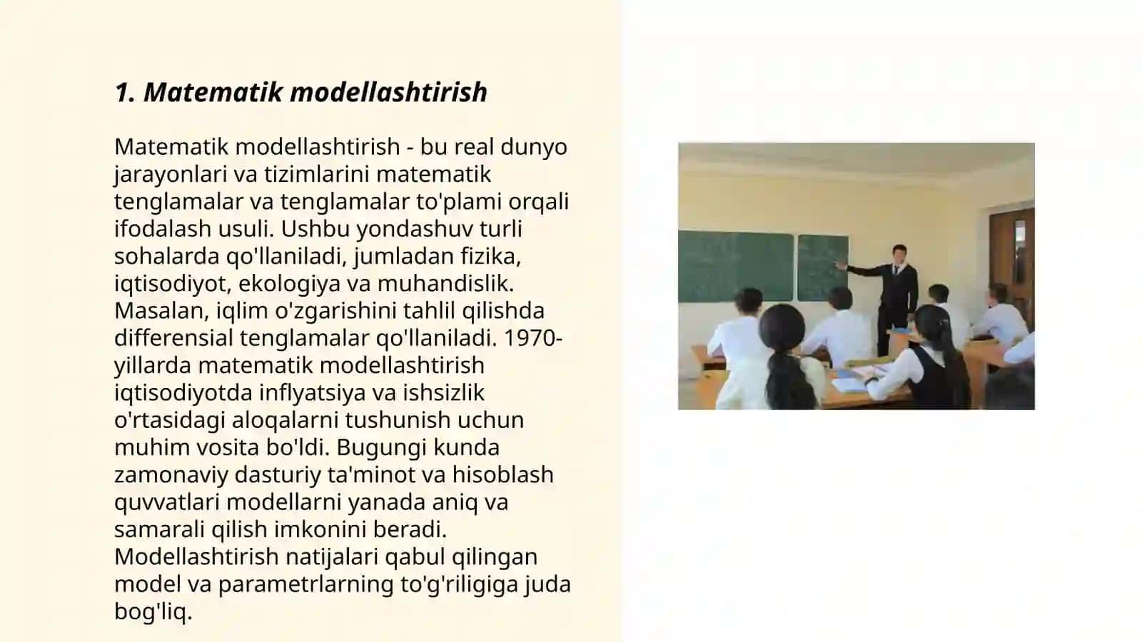 Matematik modellashtirish 3