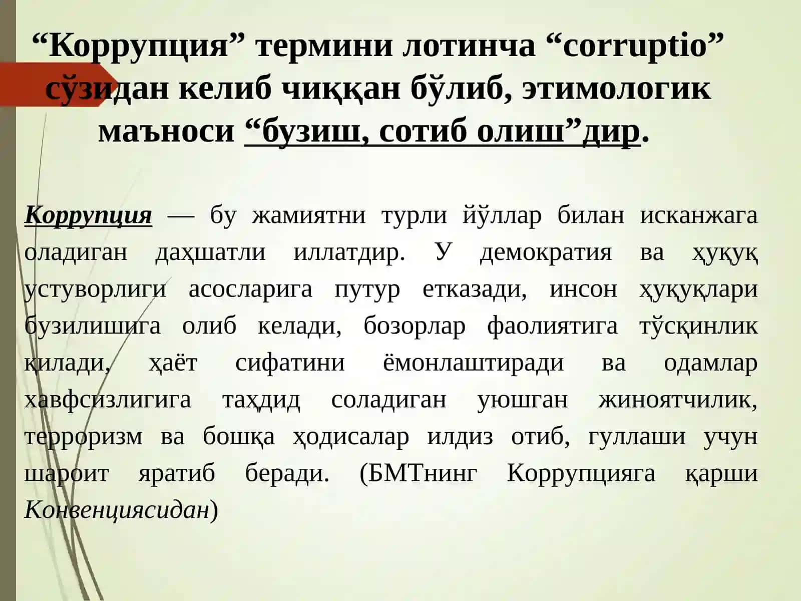 Халқ Таълим Тизимидаги Коррупцияга Қарши Курашнинг Ҳуқуқий Асослари 3