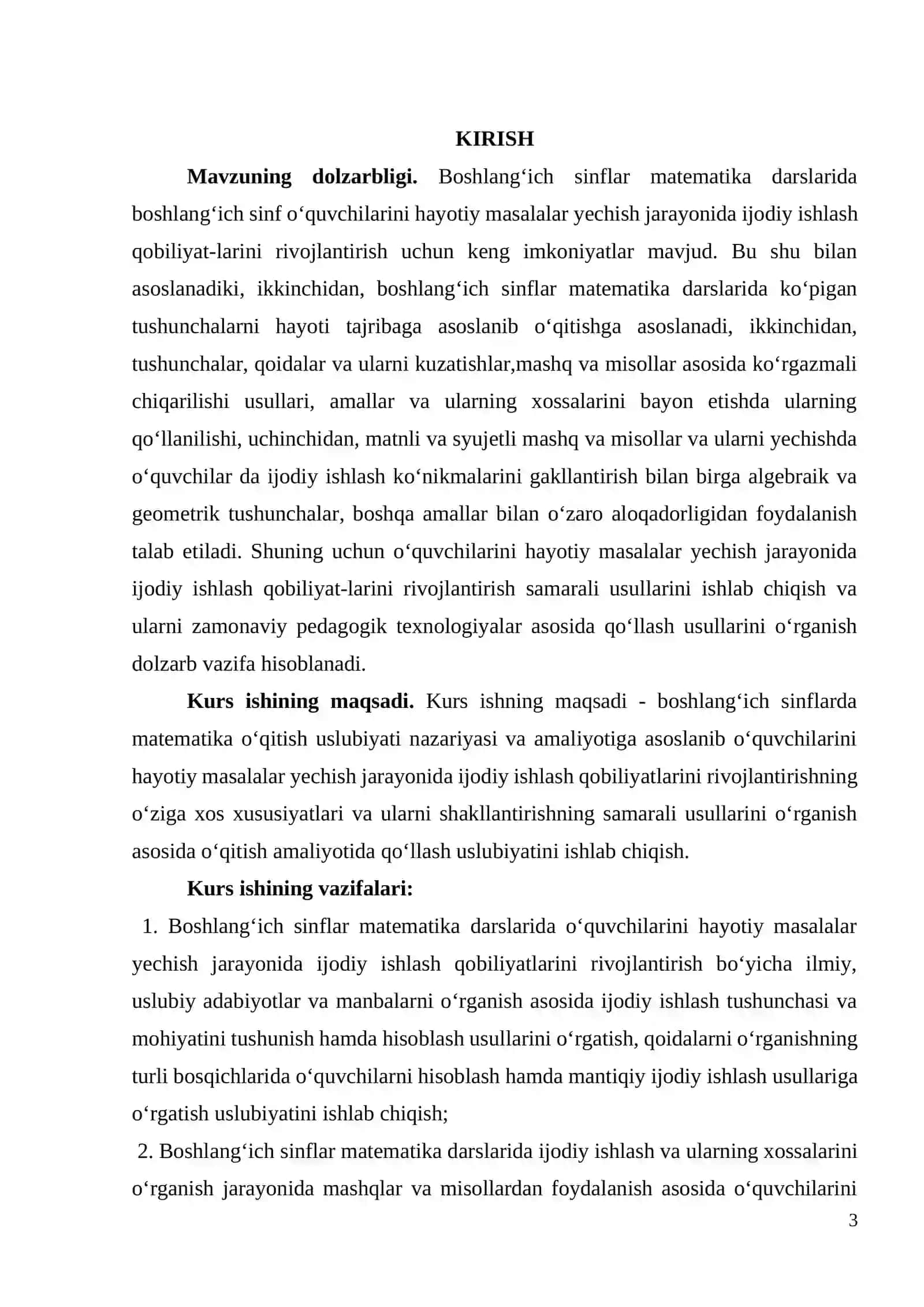 Boshlang‘ich sinflarda matematikadan og‘zaki va yozma hisoblashga doir didaktik o‘yinlar tizimini ishlab chiqish metodikasi (1-sinf misolida) 3