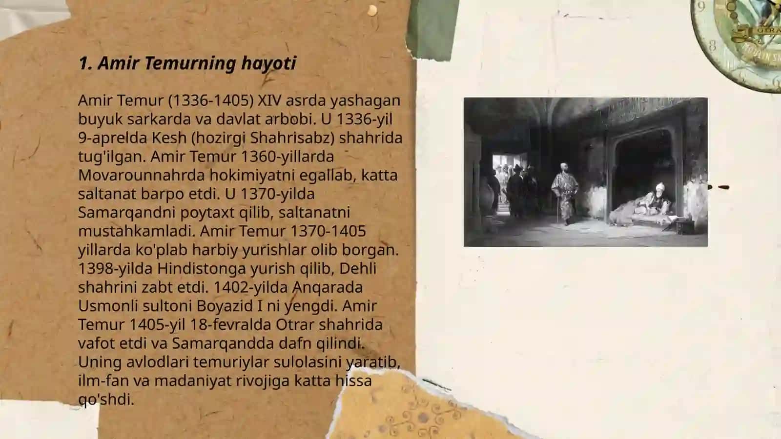 Amir Temurning hayoti 3
