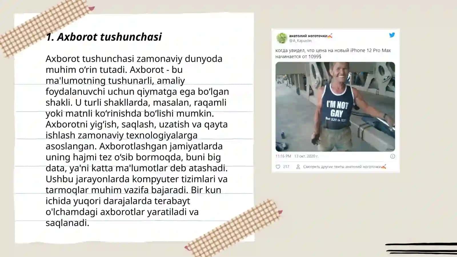 Axborot Nima va uning Manbalari 3