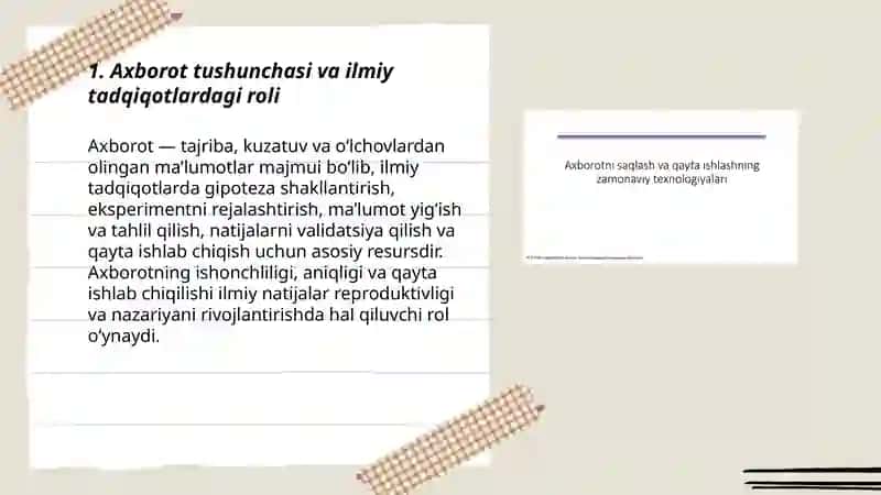 Axborotning ilm-fan taraqqiyotiga ta'siri 3