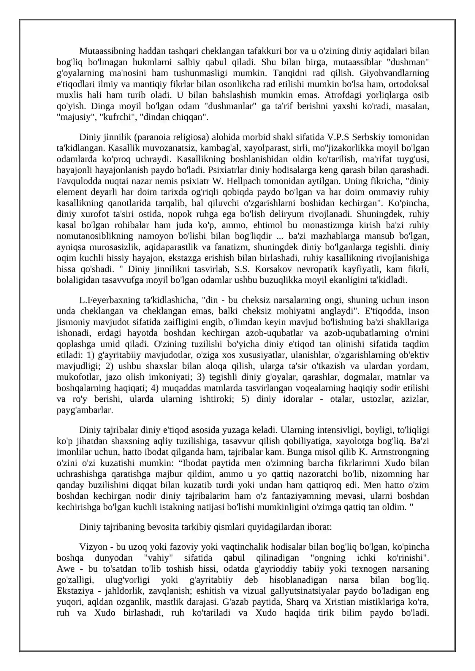 Diniy Fanatizmning Asoslari va Manbalari 3