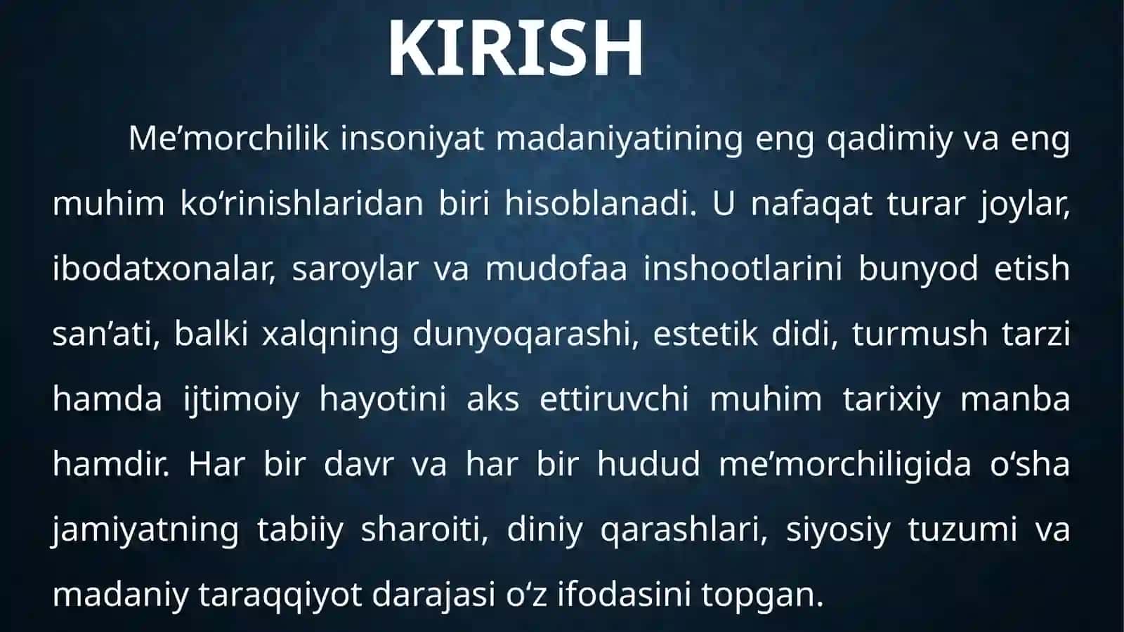 O’rta Osiyo memorchiligi tarixifanidan Memorchlikturlarivauslublarimavzusidagi MUSTAQIL ISHI 3
