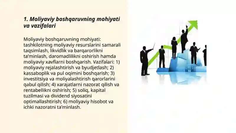 Moliyaviy boshqaruv funksiyasi va o'ziga xosligi 3