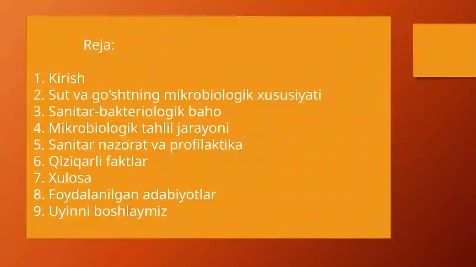 Oziq-ovqat mahsulotlariga (sut va go'sht) sanitari-bakteriologik bahov va tahlil 3