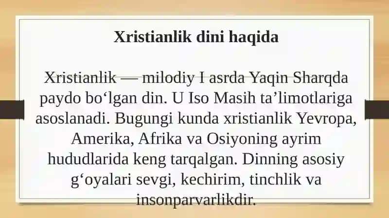 Xristianlik dini muqaddas kitobi 3