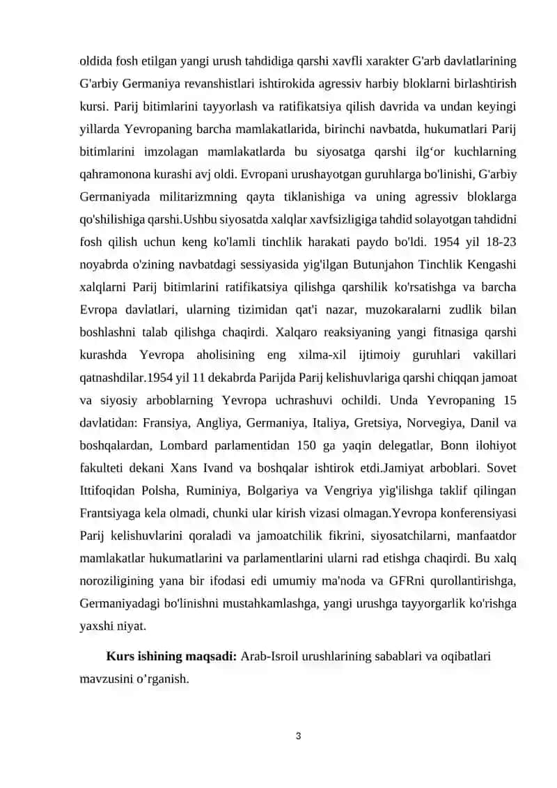 ARAB-ISROIL URUSHLARINING SABABLARI VA OQIBATLARI 3