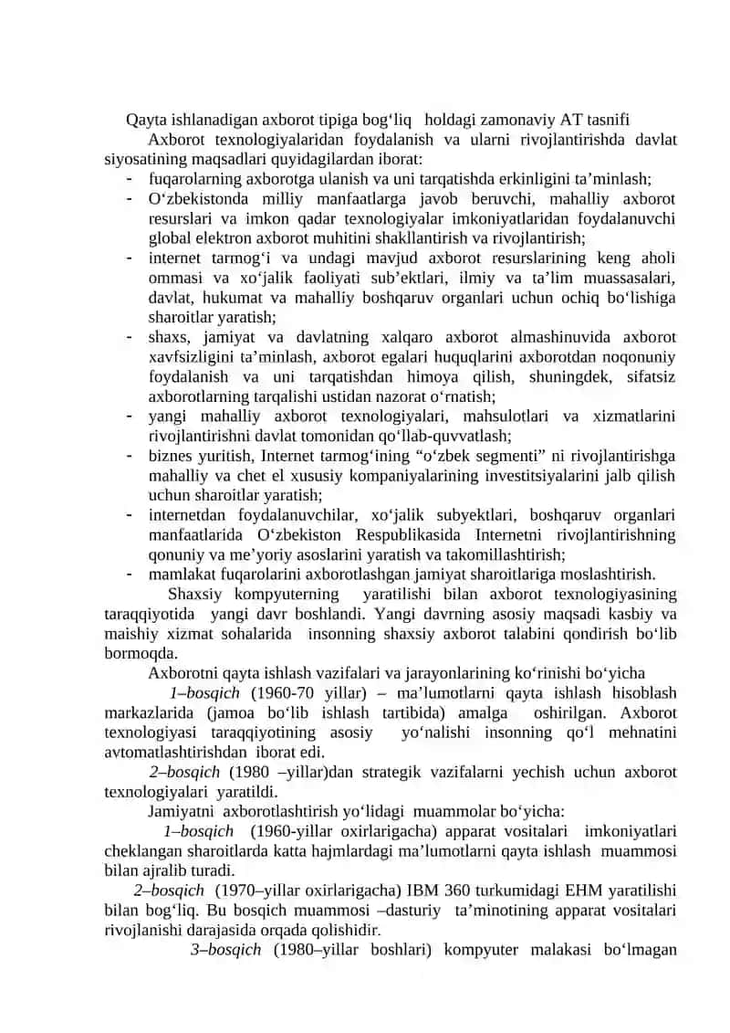 Axborot texnologiyalarining infratuzilmasi 3