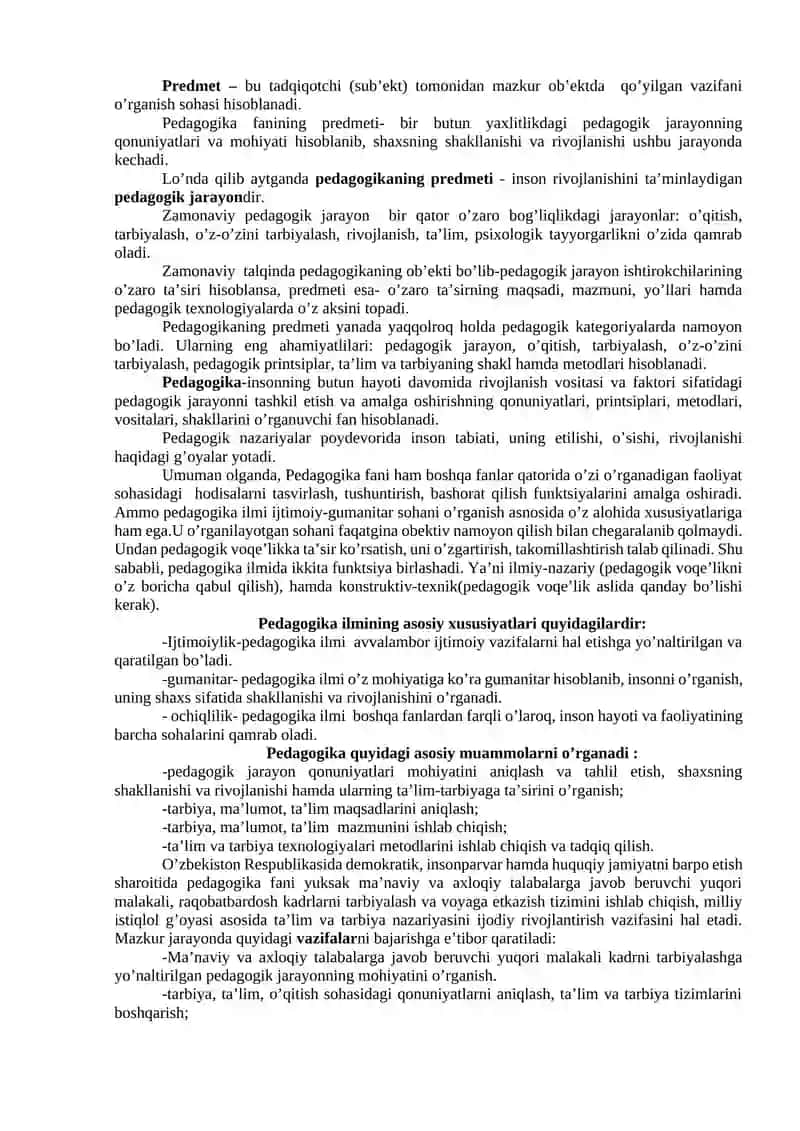 Pedagogika fanining mohiyati 3